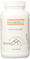 Nutri-west DSF Formula dietary supplement bottle, 120 tablets, front label