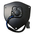 Replacement cooling fan motor for Honda CR-V, black housing with blue wire lead