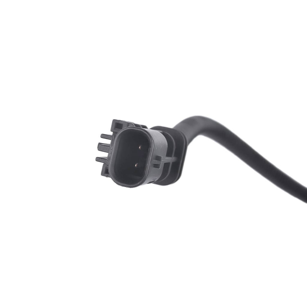 Shock strut electrical connector plug with weatherproof housing and cable
