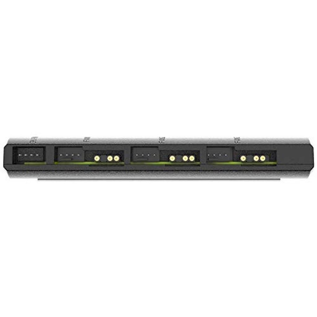 UDHERE fan hub/splitter side ports view with several connectors and indicator LEDs
