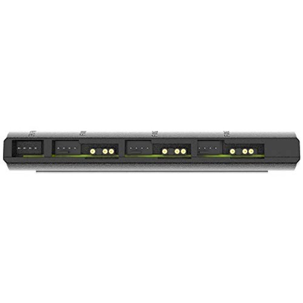 UDHERE fan hub/splitter side ports view with several connectors and indicator LEDs