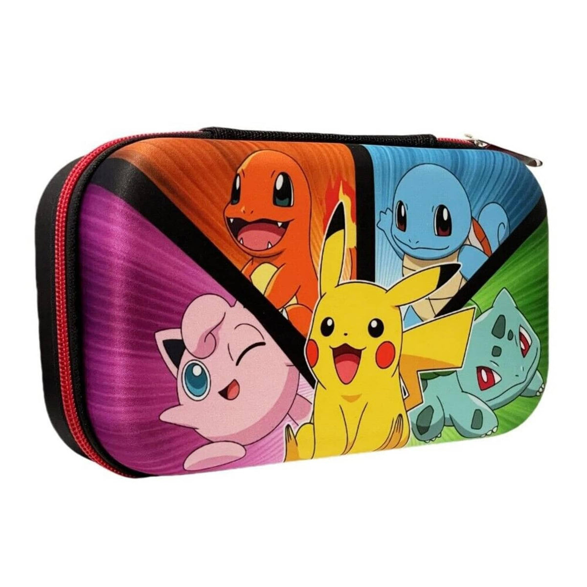 Pokémon character pencil case with zipper, multicolor