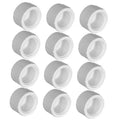 PVC female end cap plug with internal threaded opening, 1/2 in size