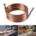 Copper-brown thermocouple coil with brass connectors and gray probe, replacement part