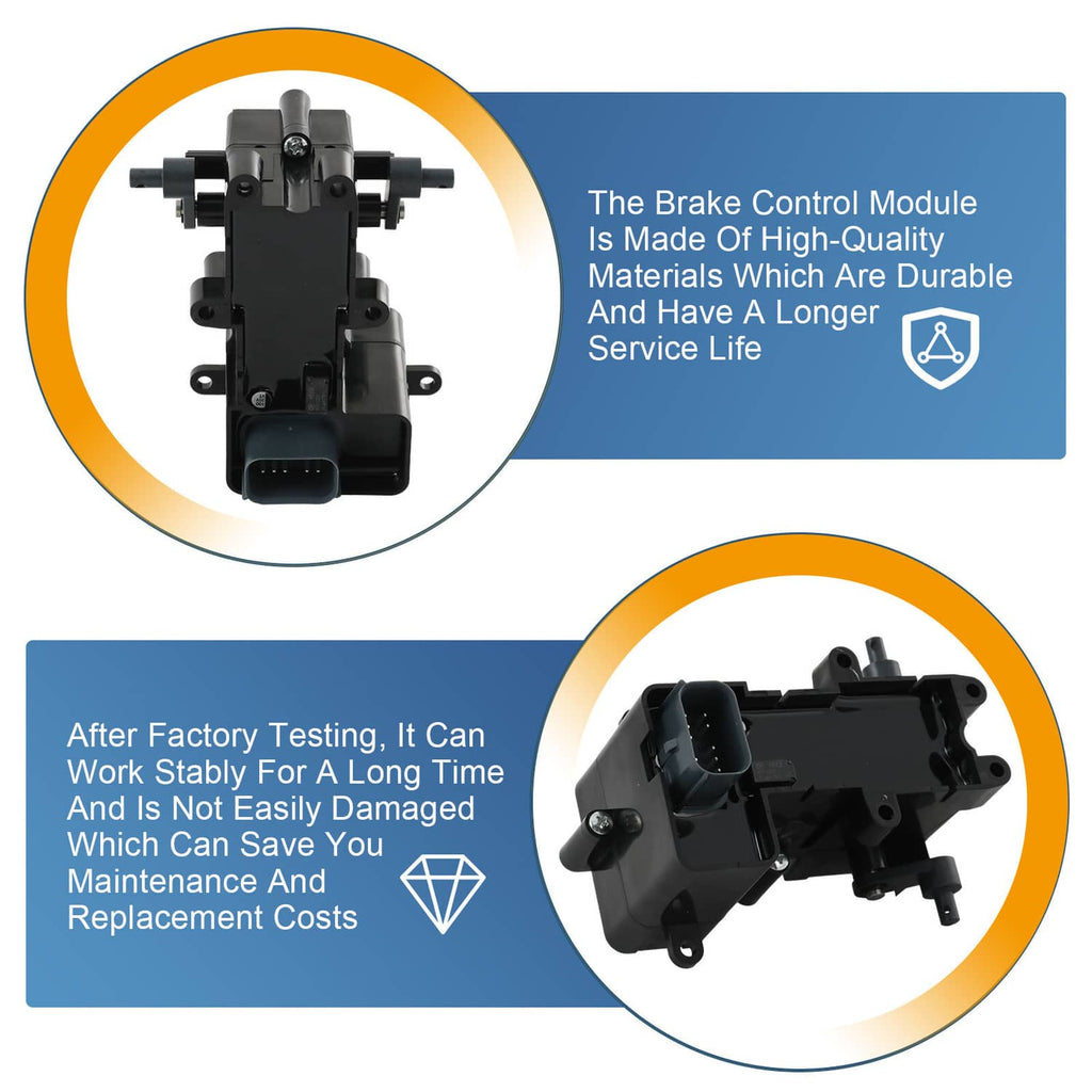 Brake control module assembly, black with vented housing and connector opening