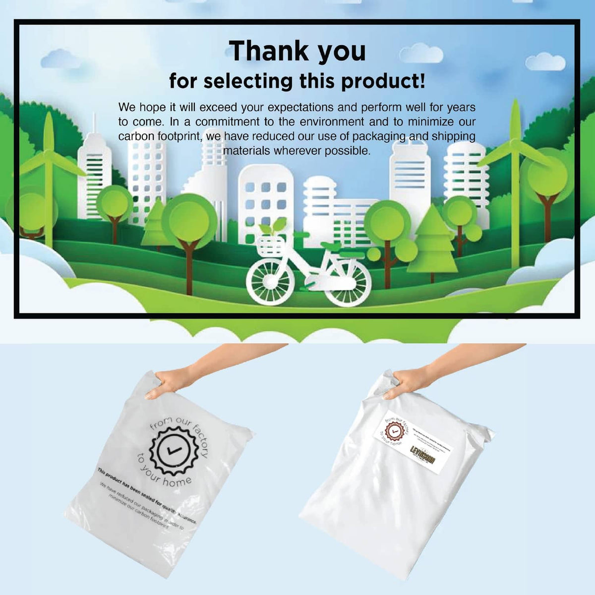 White ruffled eyelet bed skirt bags shown as part of product packaging