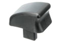 Black seat adjustment knob cap with short cylindrical base