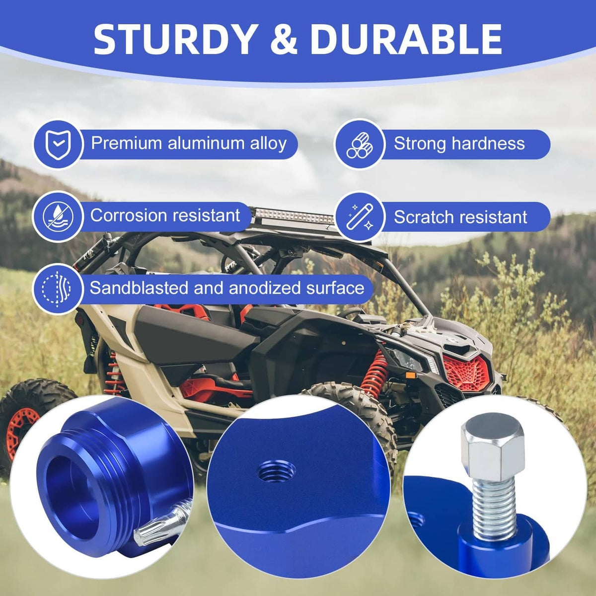 Blue belt removal tool clamp and threaded bolt set for CVT belt access