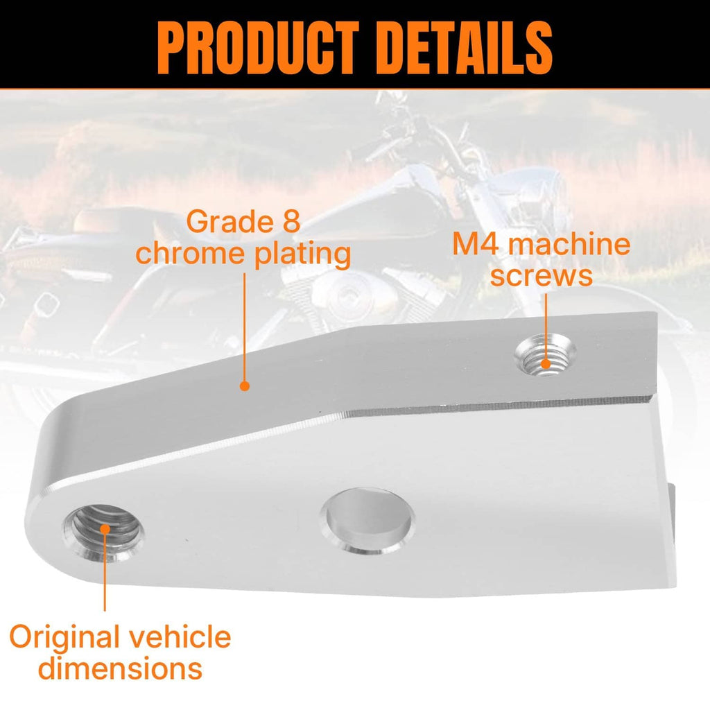 Neutral gear assist bracket detail showing mounting hole and screw position on plate