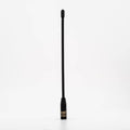 Black 915 MHz whip antenna with straight mast and base cap