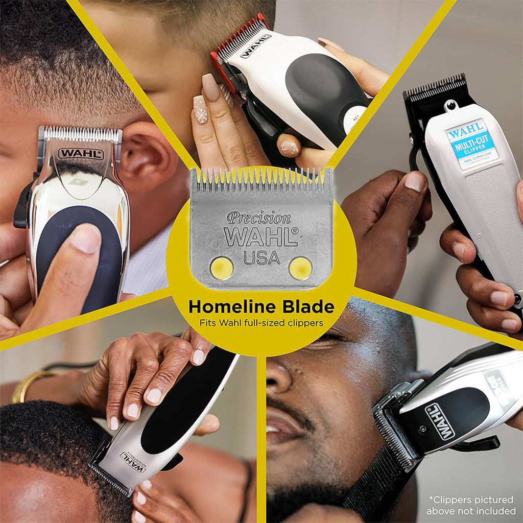 Homeline blade for Wahl full-sized clippers, two silver blades shown