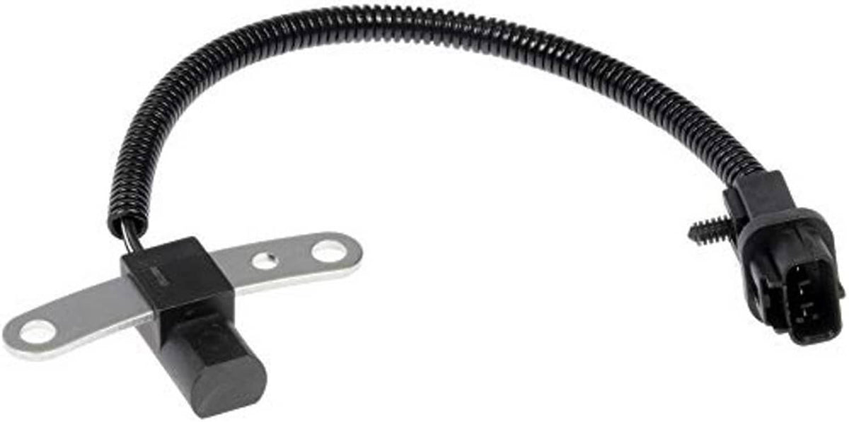 Crankshaft position sensor with attached wiring harness and electrical connector