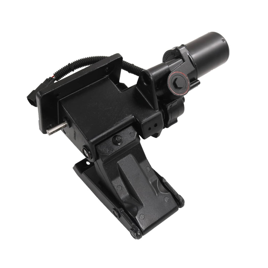 Left-side power running board motor assembly, black linkage plate and cylindrical motor