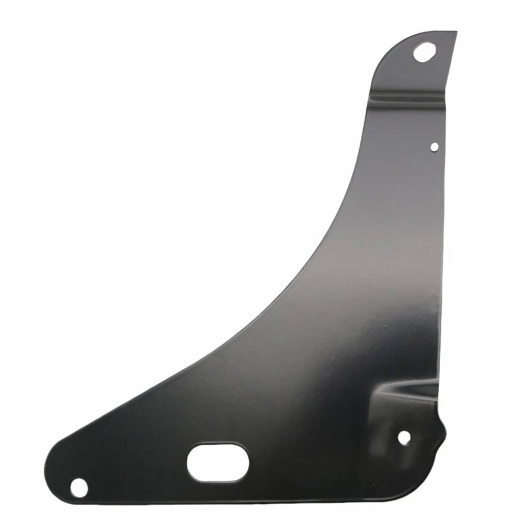 Black hood pin bracket with mounting holes