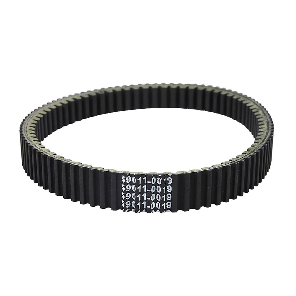 Drive belt circular ring with black ribs and visible '59011-0019' on inner band