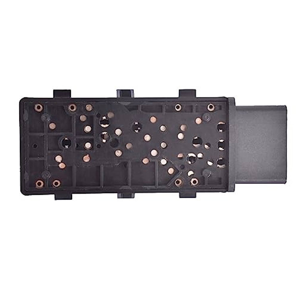 Power seat adjuster switch circuit board side with copper contact points