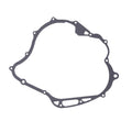 Crankcase cover gasket, dark gray oval shape with perimeter bolt holes