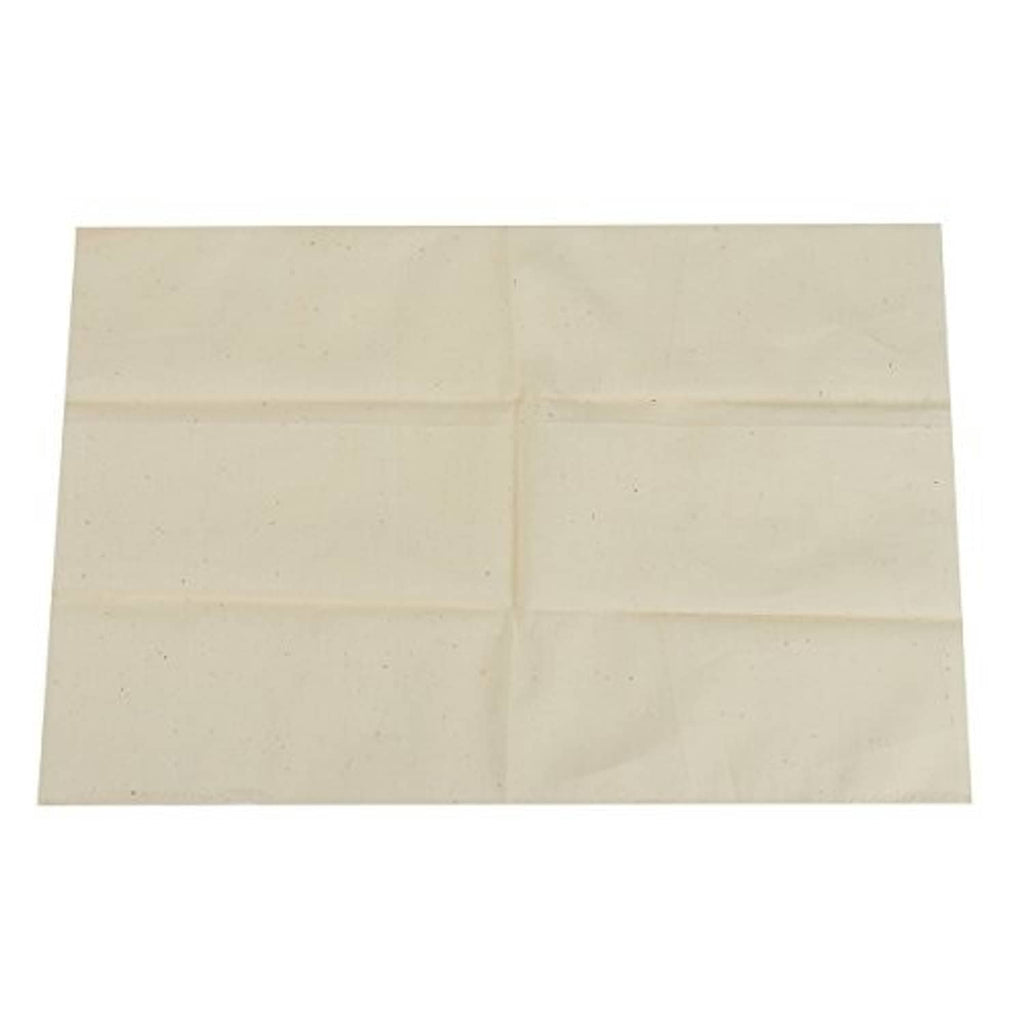 Folded beige instruction paper sheet