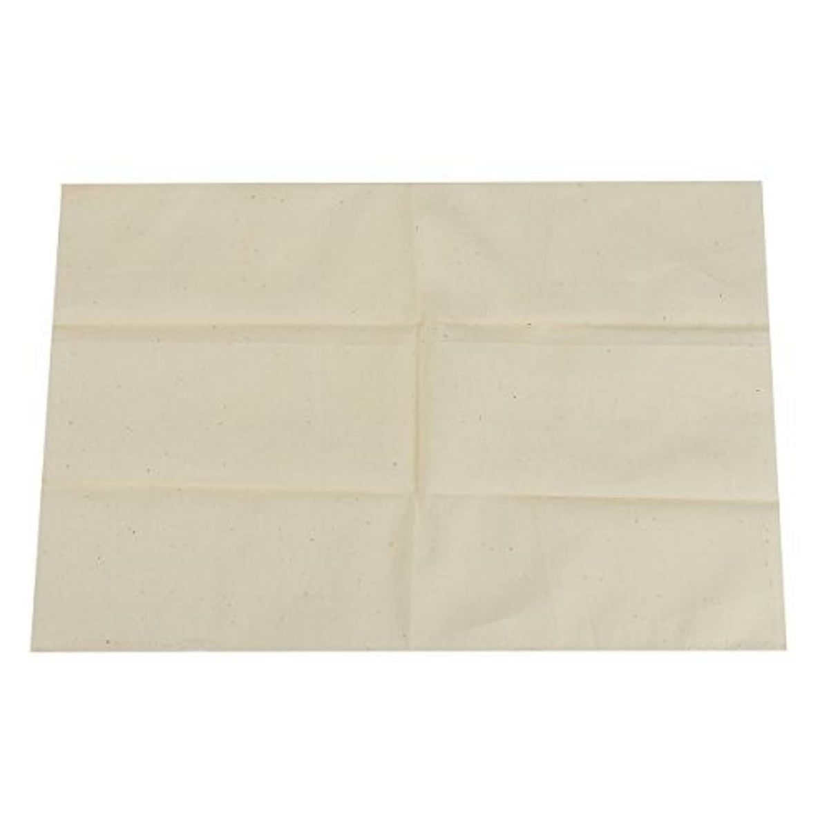 Folded beige instruction paper sheet