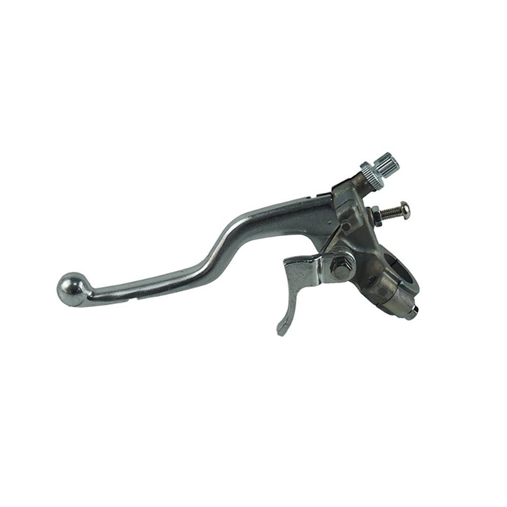 Left clutch perch lever with brake lever-style handle and mounting hardware