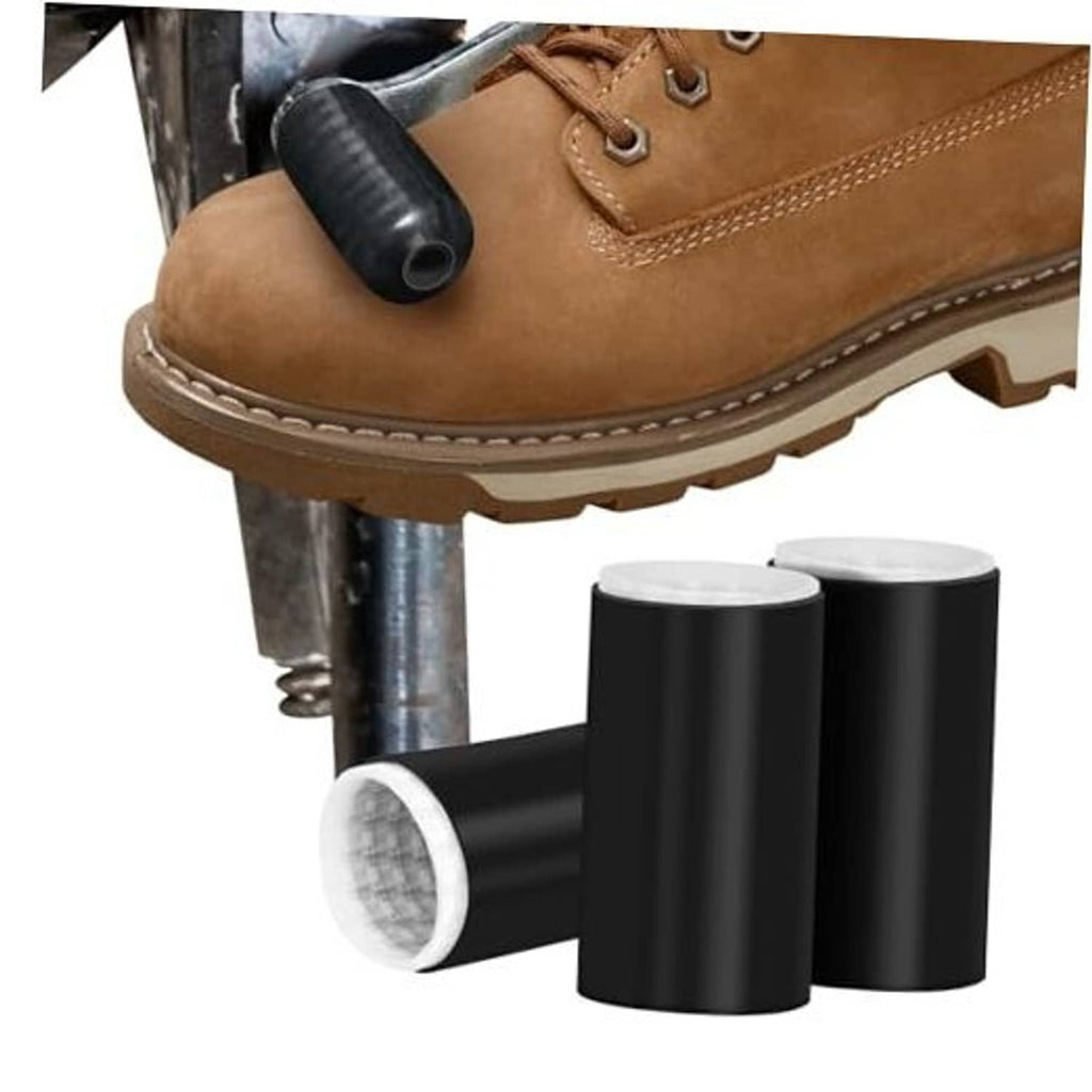 Black shrinkable shifter cover sleeve for boots, plus two included pieces