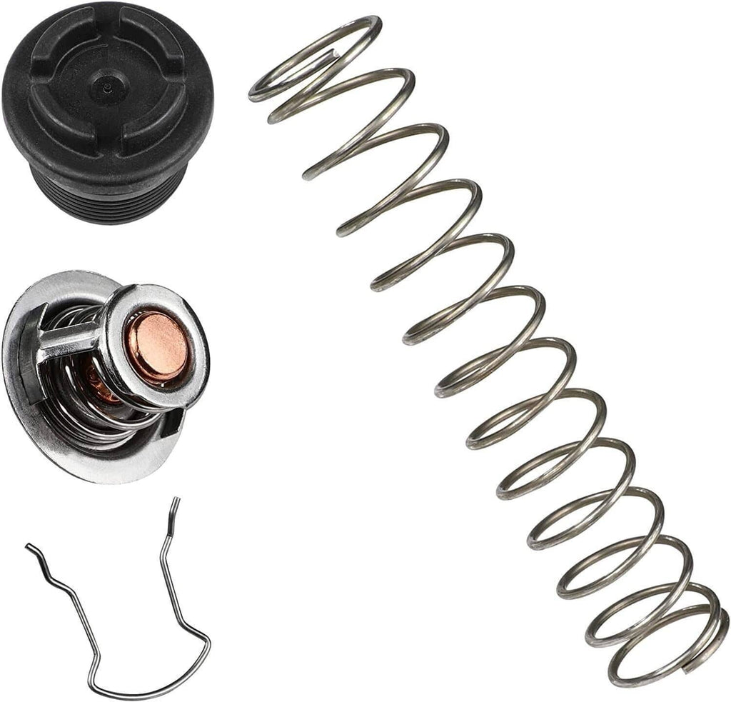 Thermal regulator kit: round black housing with copper seal and extended spring