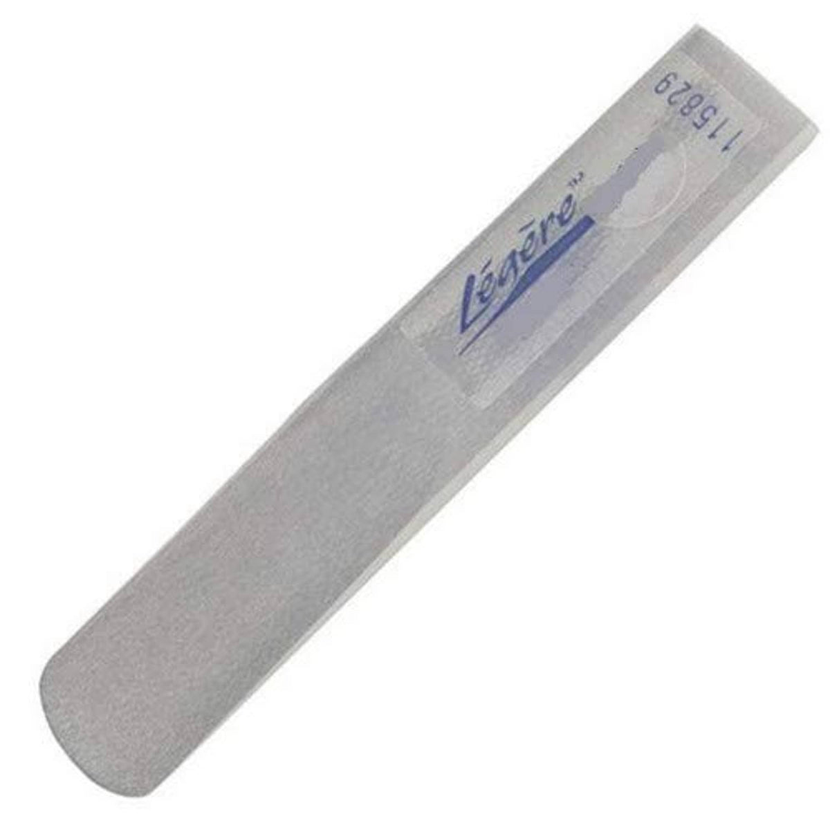 Legere clear saxophone reed in a close-up view