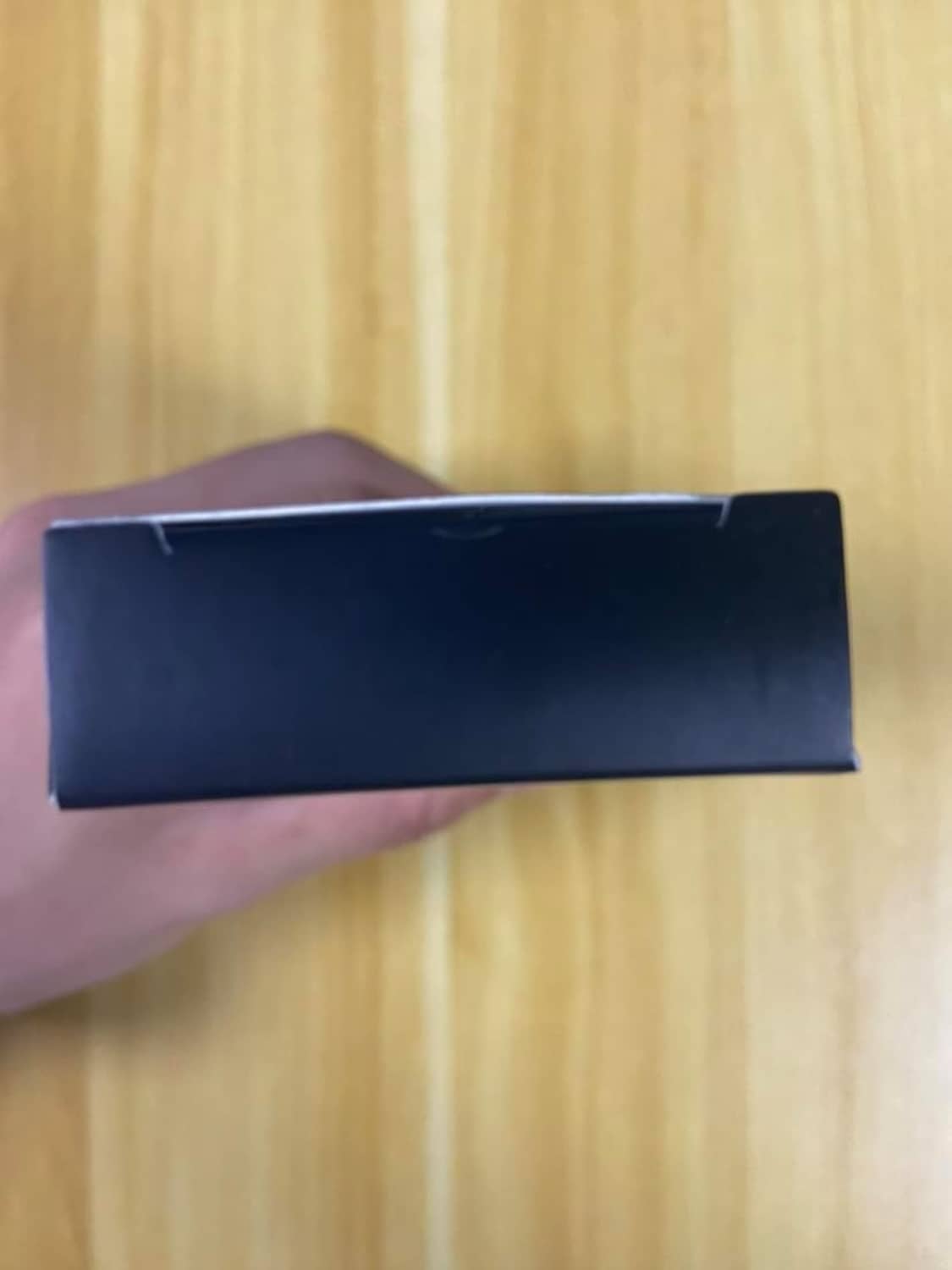 Dark sheath for a mini tanto neck knife, rectangular profile