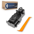 Black power window switch assembly with box and orange installation tool