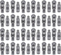 48-piece rocker arms and valve lifters kit, steel lifters with rocker arms