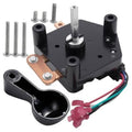 Black forward-reverse switch assembly with shift handle, screws, and wiring connectors.
