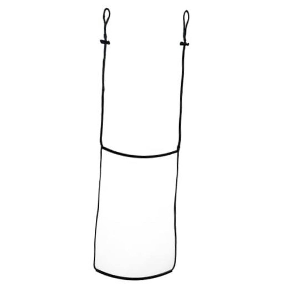 Double step climbing stick aider with two rope loops and padded step sleeve