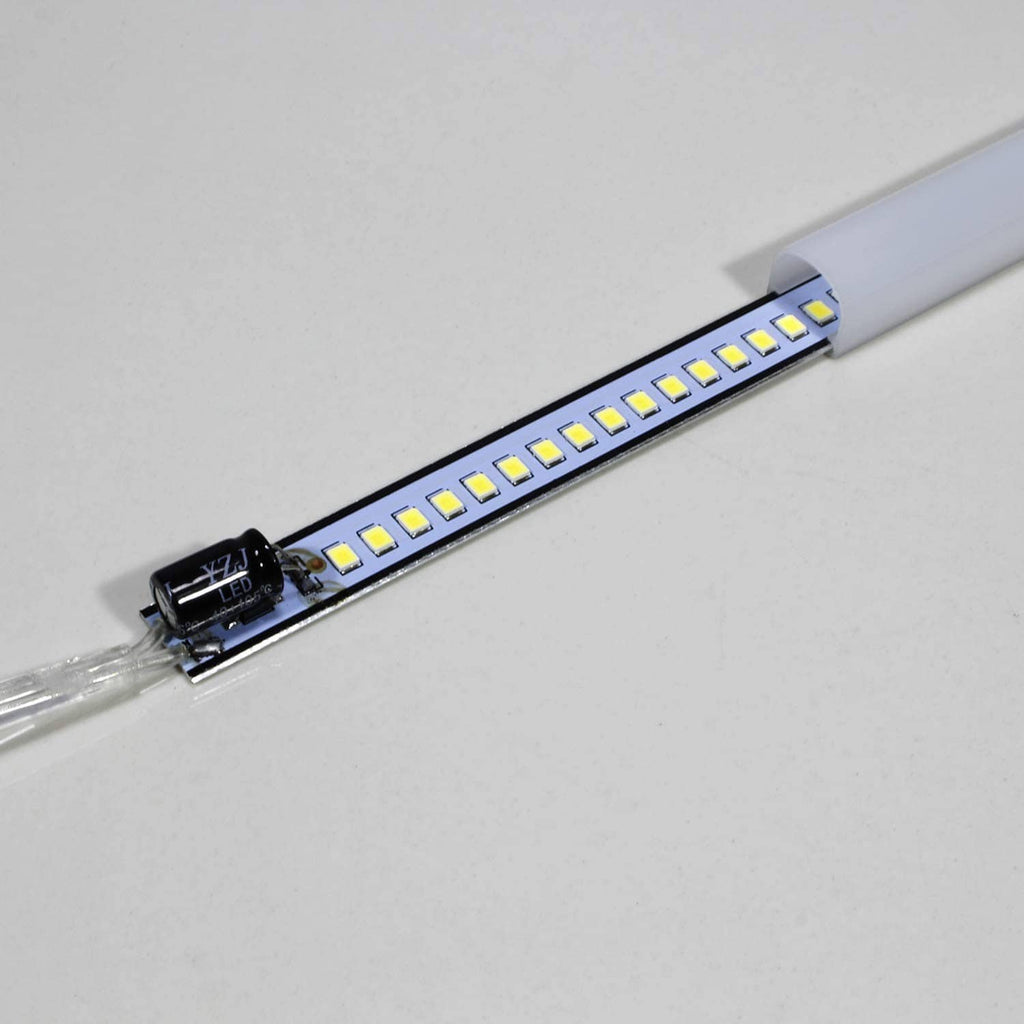 STBTECH under-cabinet LED light strip with rows of bright LEDs