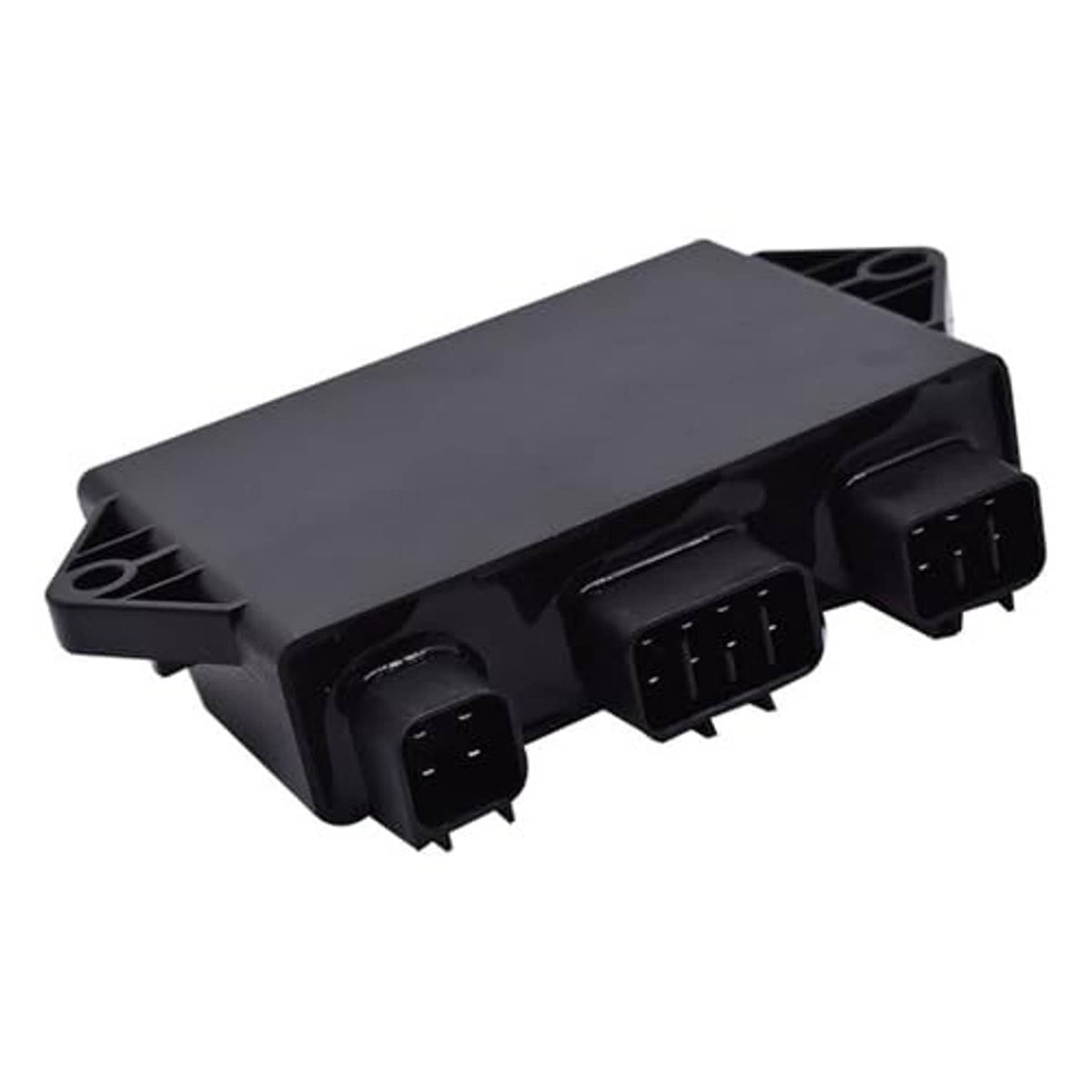 Black CDI control box with side ports and plug connector terminals