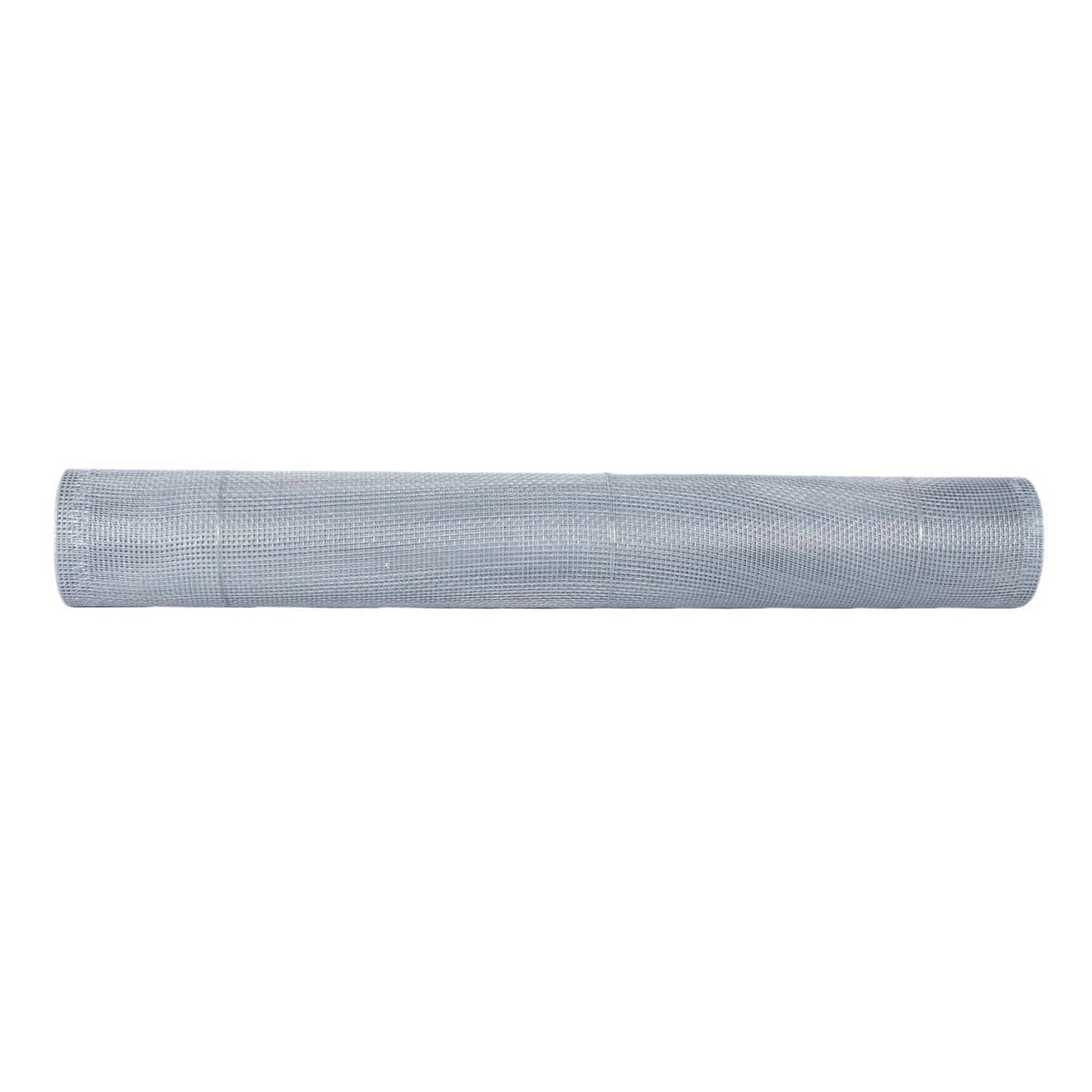 Galvanized wire hardware cloth roll, silver mesh with square openings