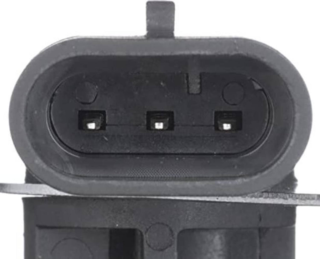 Camshaft position sensor connector housing with three pin sockets