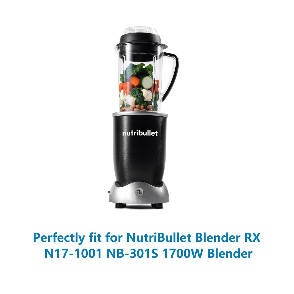 Black blender drive socket adapter with two-part drive socket for replacement