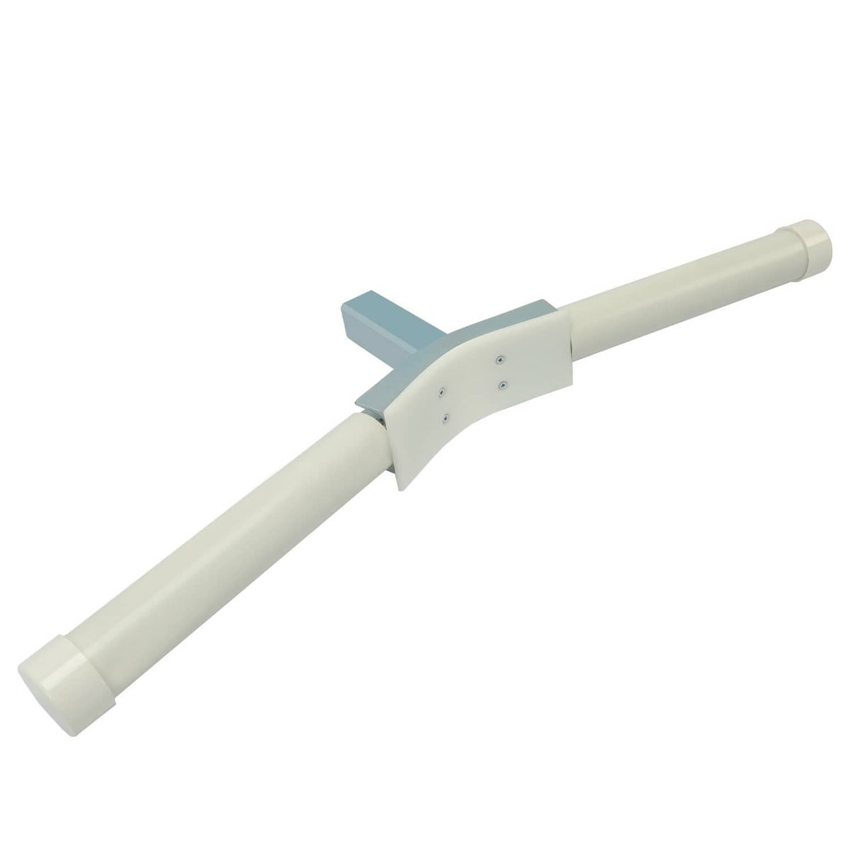 PVC centering guide tube with V-shaped bow rest bracket
