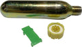 CO2 rearming kit cylinder cartridge tank with green valve key and yellow cap
