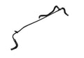 Engine coolant air bleed hose, black rubber with multiple molded bends and outlet fittings