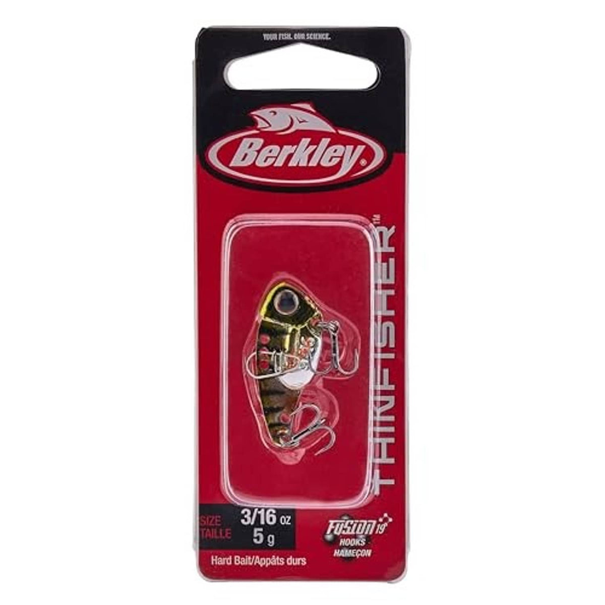 Berkley hard bait blister package for Fusion19 treble blade bait, size 3/16 oz