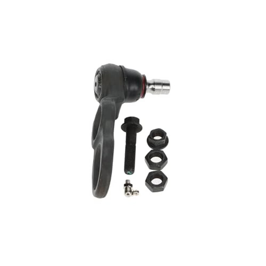 Black suspension ball joint with metal stud and included hex nuts and bolt