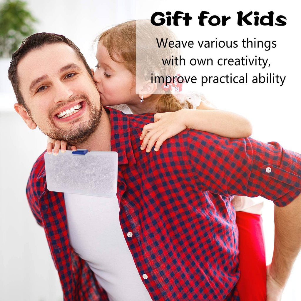 Loom rubber band kit for kids with storage box and crafting accessories