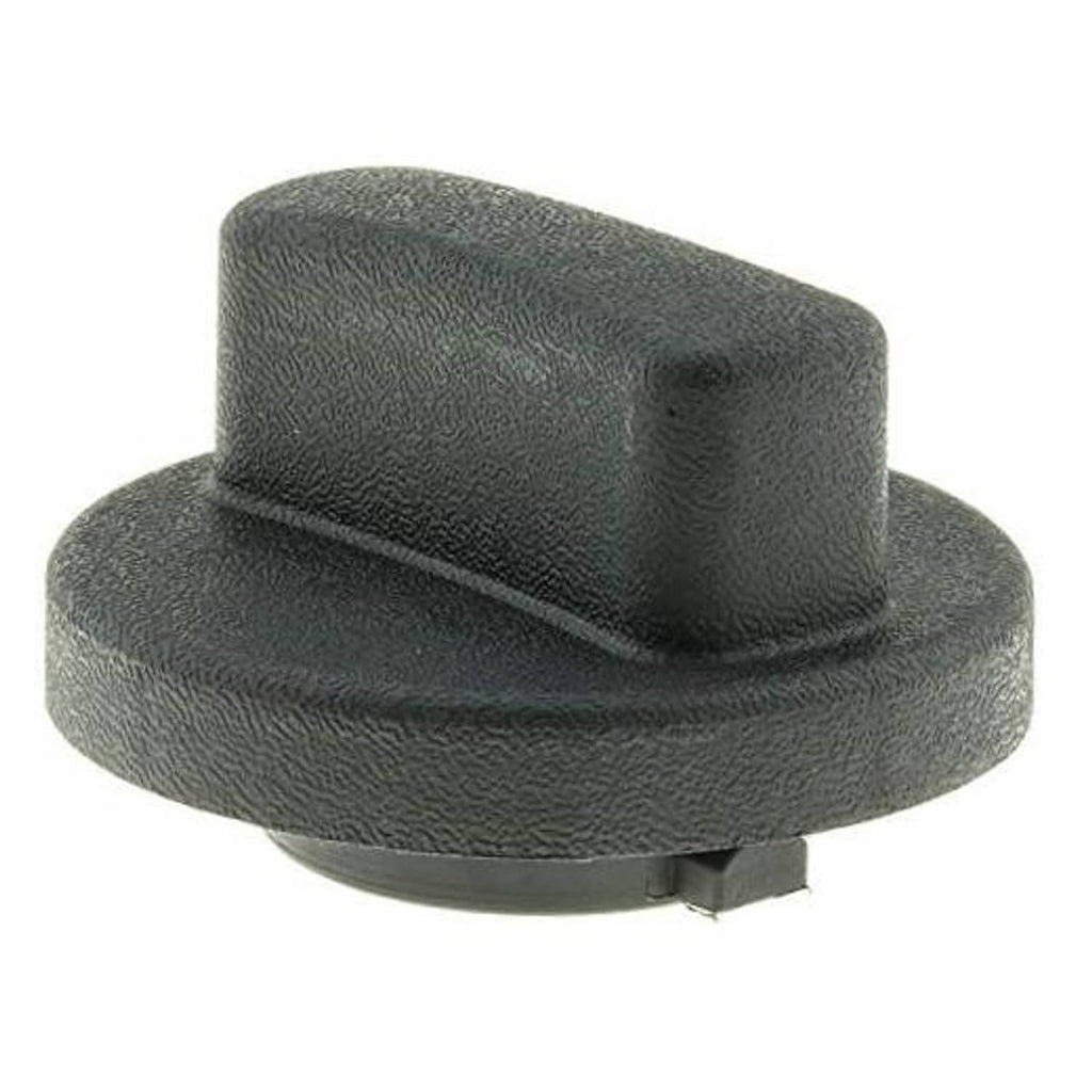 Dark textured fuel tank cap with raised top and small side clip