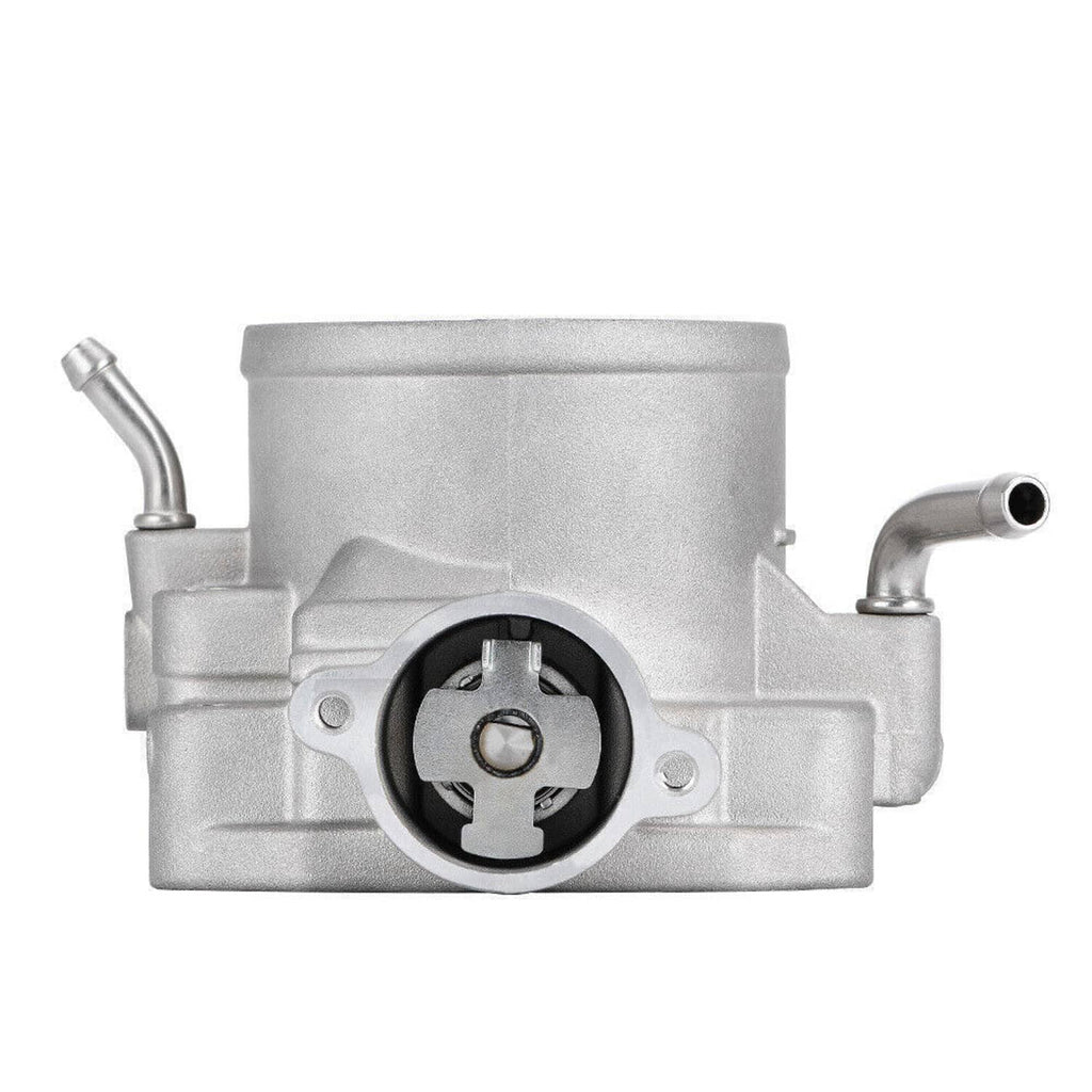 70mm throttle body with TPS and MAP sensor, silver housing with front inlet port