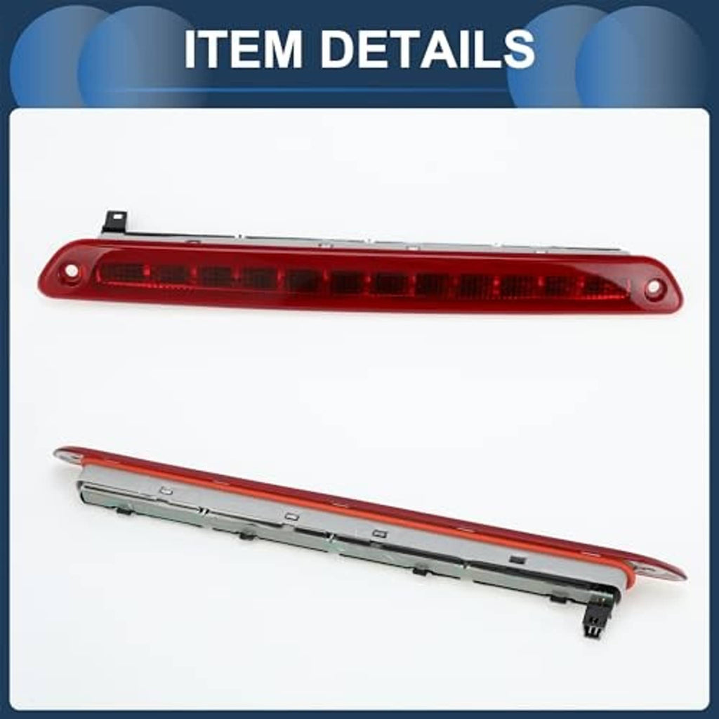 Red LED third brake light bar with lens and internal base components visible
