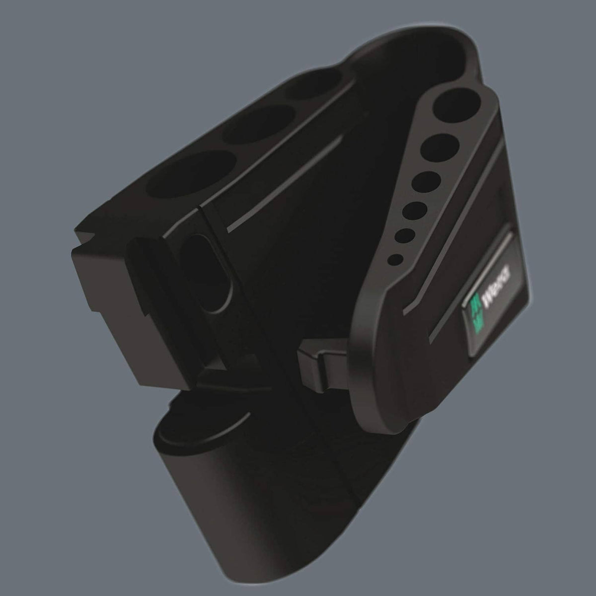Black Torx L-key holder base with key tips visible