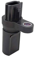 Engine crankshaft position sensor with black plastic housing and round mounting face