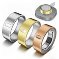 3 pack smart ring covers: silver, gold, and rose-gold protective bands