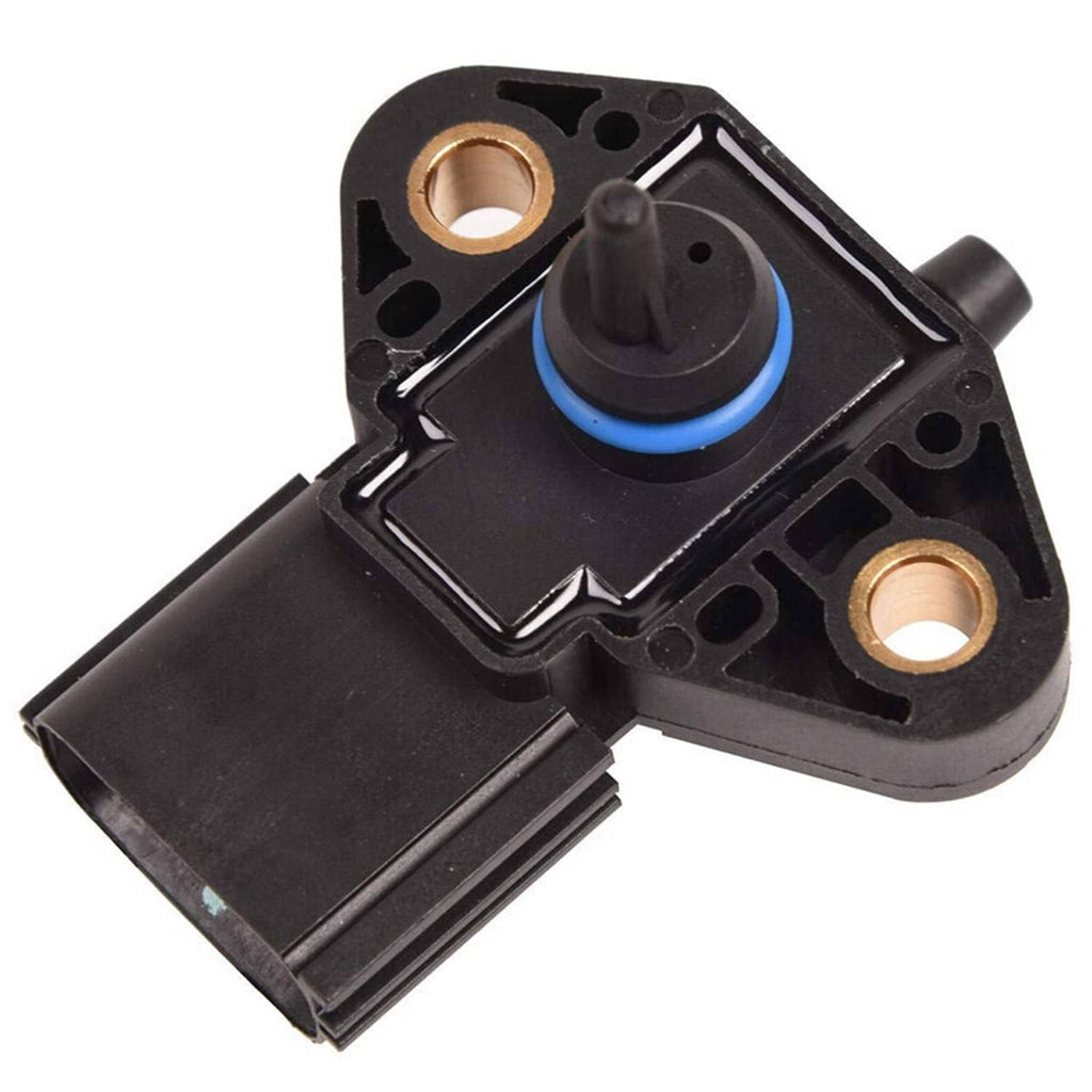 Fuel injection pressure sensor with blue seal top and black connector plug